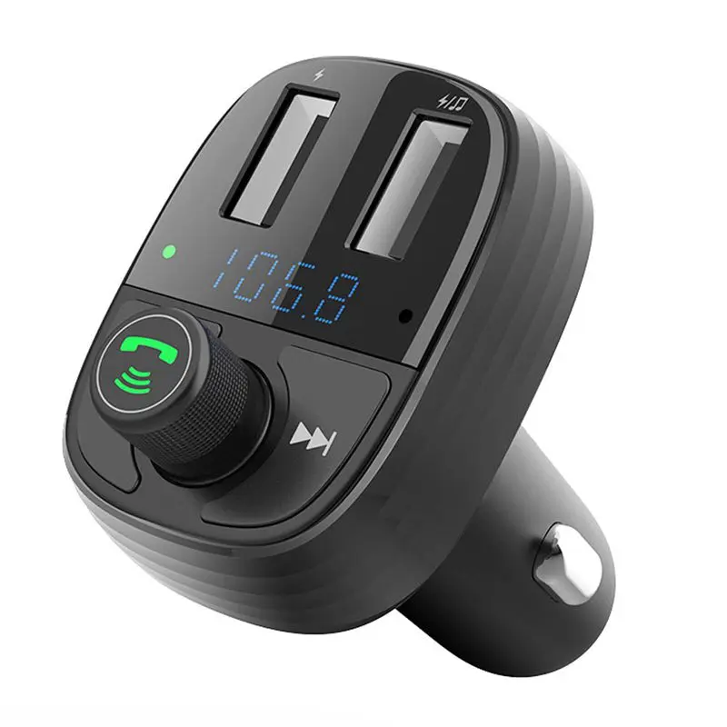 Беспроводной Bluetooth Автомобильный fm-передатчик громкой связи mp3-плеер двойной USB 3.4A зарядное устройство