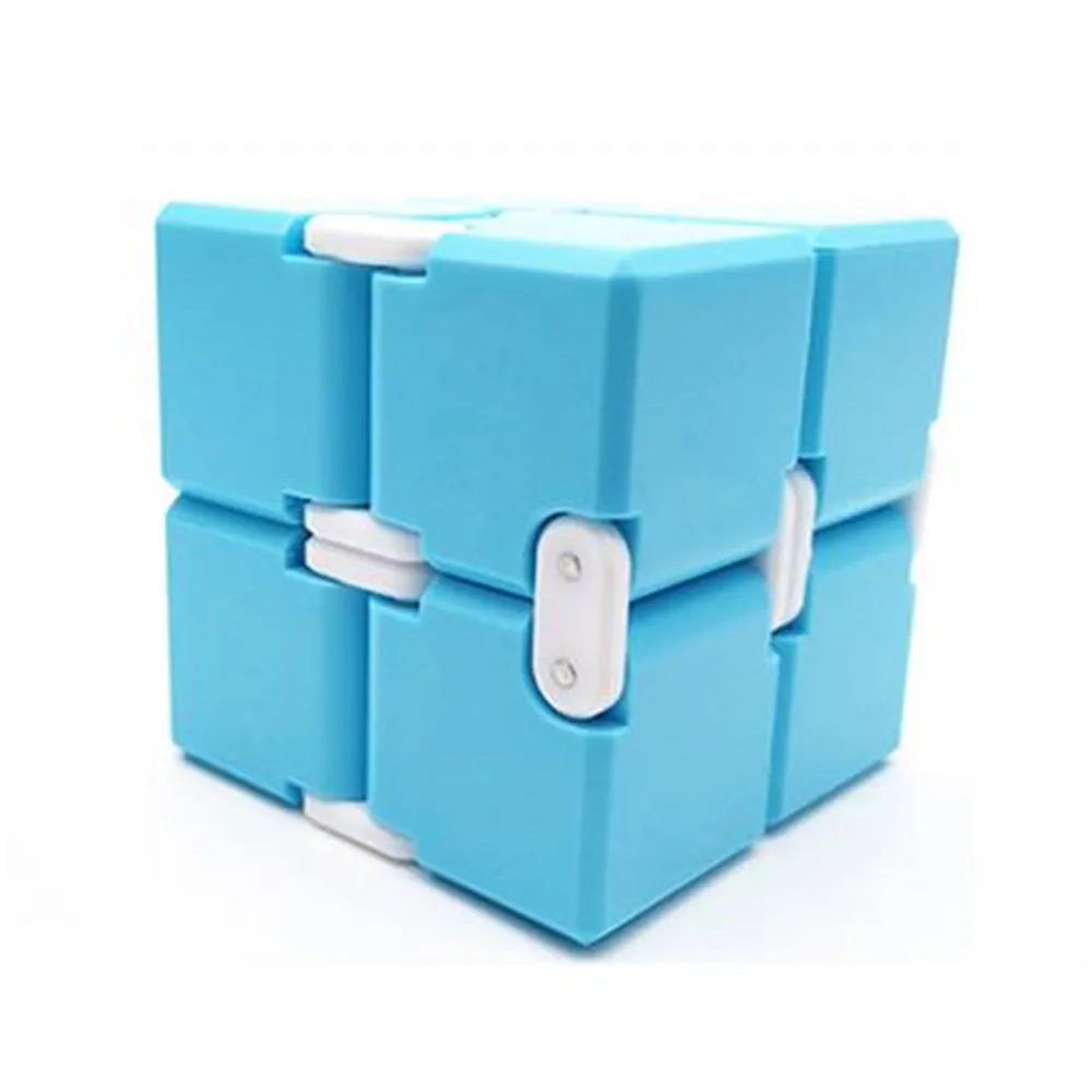 2 шт(цвет рандомизированный) антистресс Бесконечный куб магический куб офис флип кубическая головоломка снятие стресса игрушки для детей с синдромом аутизма игрушки для отдыха кубик стресса кубик антистресс куб