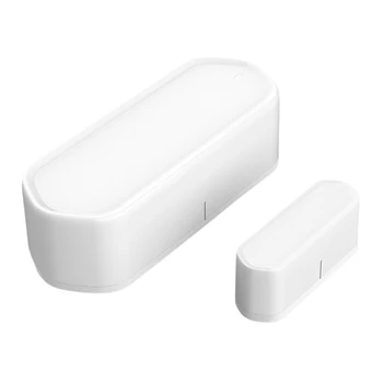 

Newest WIFI Smart Door Window Sensor App Notification Alerts Battery Operated Home Security Sensor Tuya Support Alexa Google