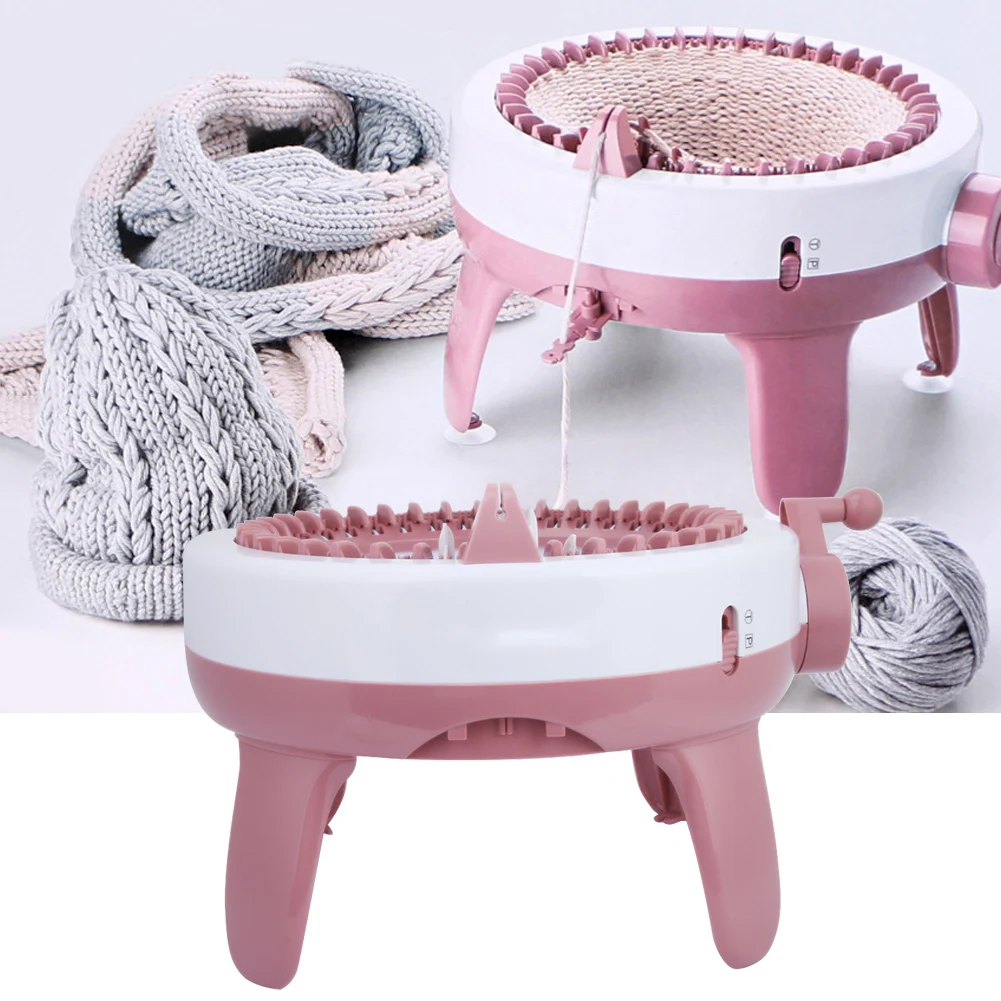 (40 aiguilles) bricolage en plastique à la main tricot Machine à coudre enfants tissage jouet outil accessoires outils de couture
