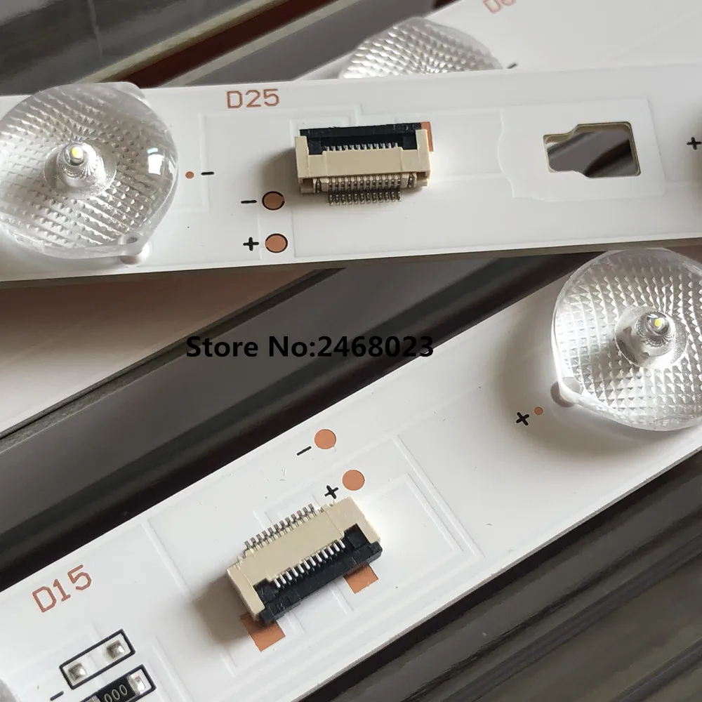 Tira de Luz de Fundo Lâmpada para Le32te5 Le32f3000w Led315d10-zc14-01 d 02 03 Led 10 Led315d10-zc14 Le32d8810 Ld32u3100 Mod. 248014 6 Luzes LED p bar
