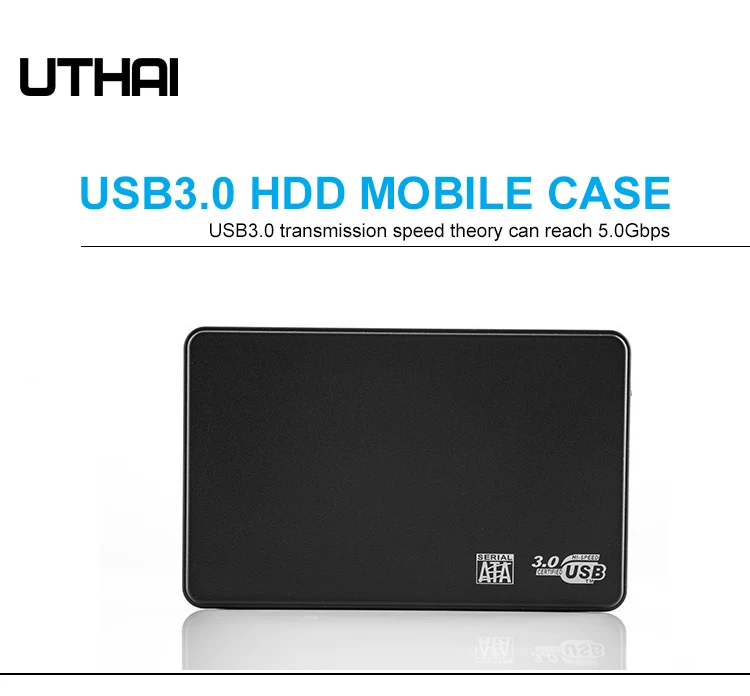 UTHAI G06 USB3.0/2.0 HDD Enclosure 2.5inch Serial Port SATA SSD Hard Drive Case Support 6TB transparent Mobile External HDD Case external hard drive enclosure 2.5