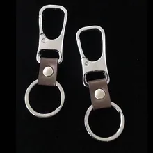 Маленький брелок для автомобиля Бизнес кожаный держатель ключей для повседневного использования, ключница для небольшого подарка ключей бумажник винтажный брелок