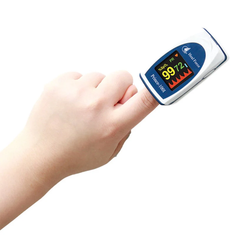 

Household Digital Fingertip Pulse Oximeter Portable 0.9 Inch PR Blood Oxygen Saturation Heart Rate Monitor