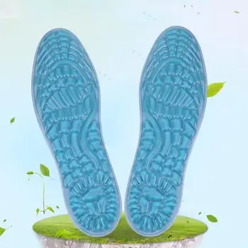 

1 Pair Unisex Silicon Gel Insoles Cushion Running Sport Insoles Shock Absorption Pads Foot Care Plantar Fasciitis Heel Support