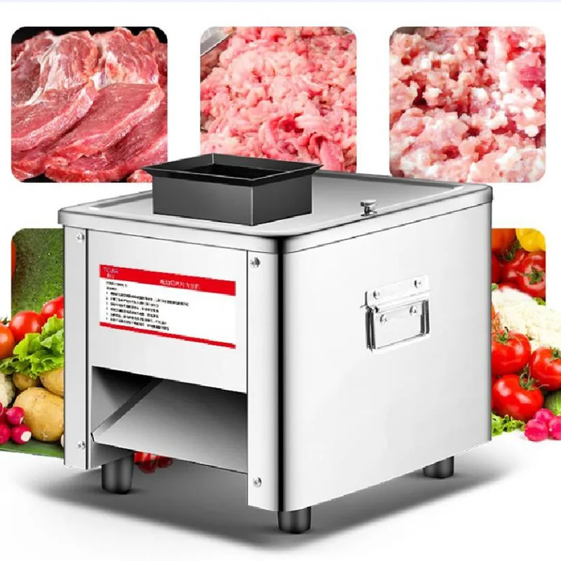 

Multi-function Meat Slicer Household and Commercial Stainless Steel Fully Automatic Shred Slicer Electric Vegetable Cutter