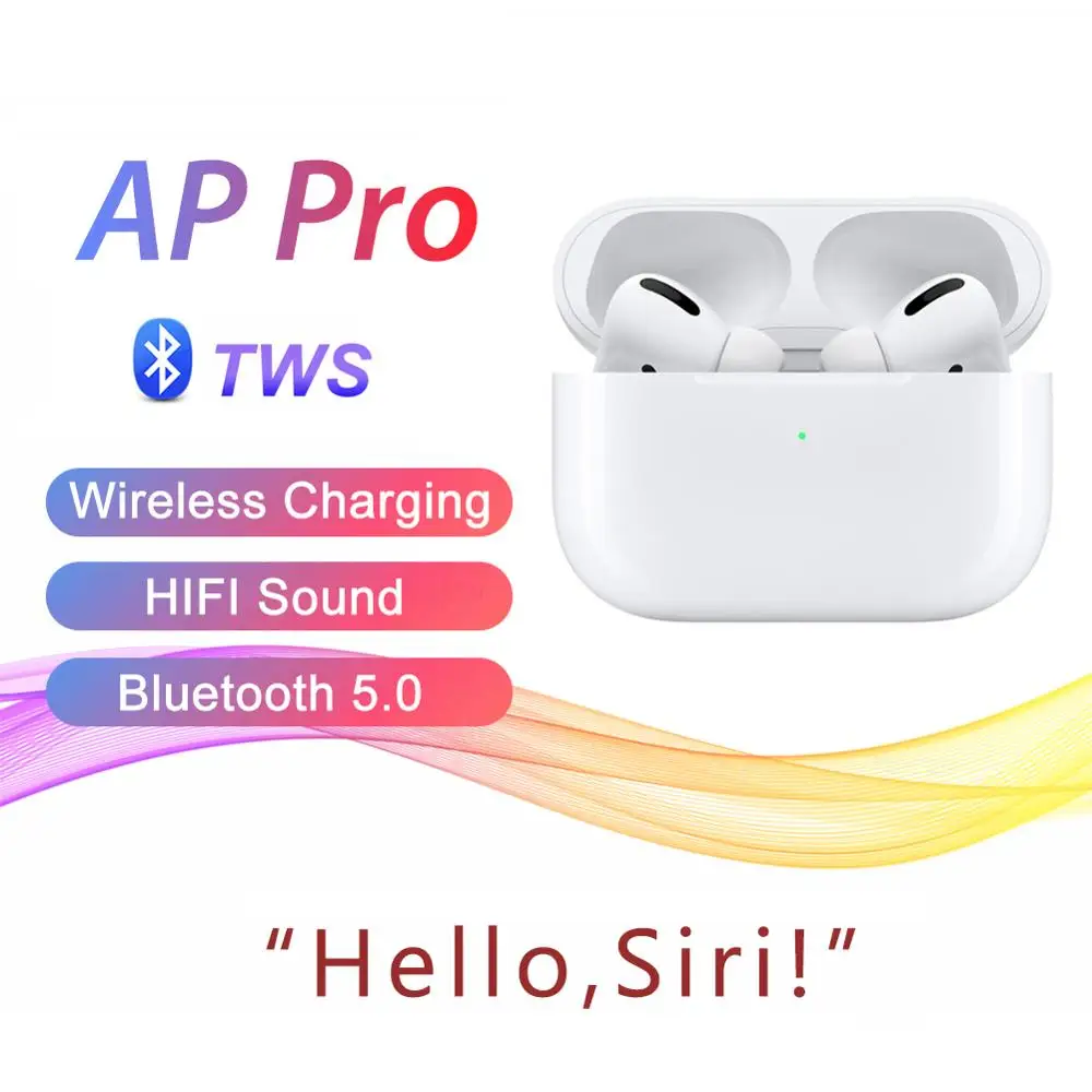 AP Pro Bluetooth наушники беспроводные наушники Hi-Fi стерео гарнитура AP pro головной телефон air pro air3 1:1 наушники gps и снижение шума