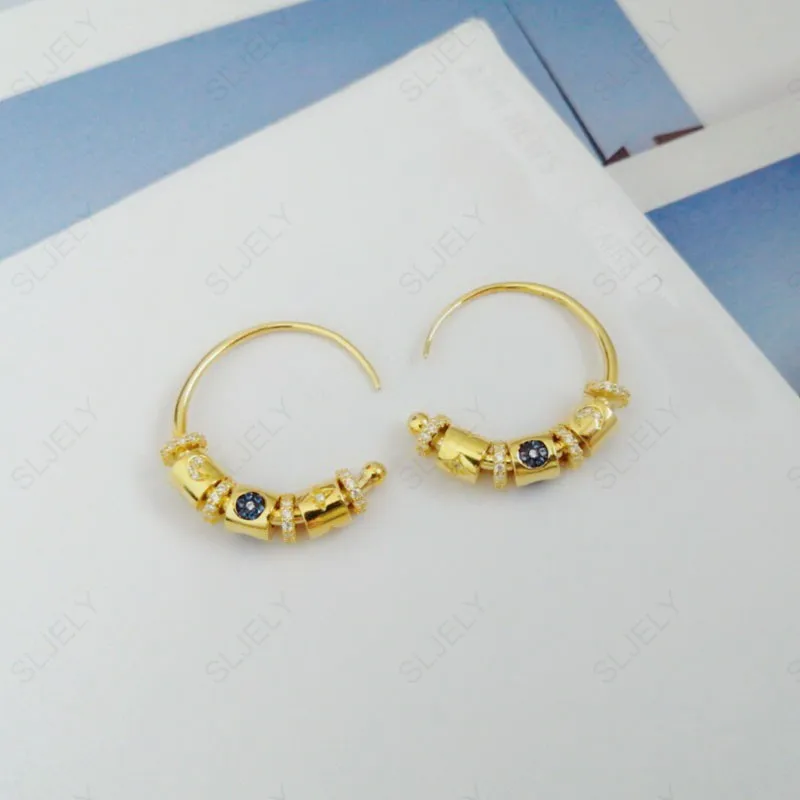 Женские серьги из серебра 925 пробы с таинственным египетским