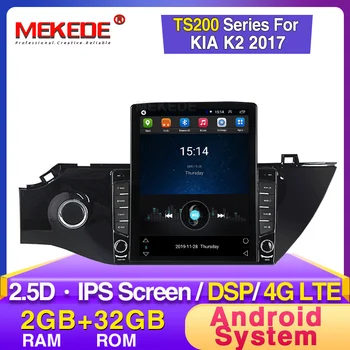 

MEKEDE TS 200 series Android systems Car DVD GPS Navigation Player Stereo for KIA K2 RIO 2017 2018 2019 2.5D USB carplay WiFi