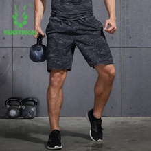 Шорты для бега, мужские спортивные быстросохнущие спортивные шорты для тренировок, фитнеса, спортзала, с принтом, с карманом, плюс шорты для бега, для бега