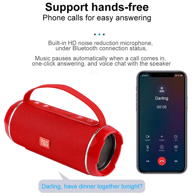 40 Вт портативный bluetooth динамик сабвуфер Открытый водонепроницаемый беспроводной