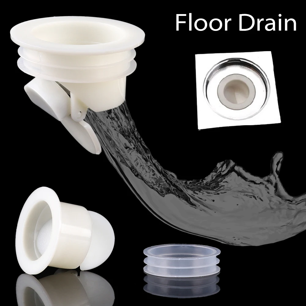 Rubber Anti-Odor Floor Drain Shower Waste Water Drainer For Bathroom NO Filter 