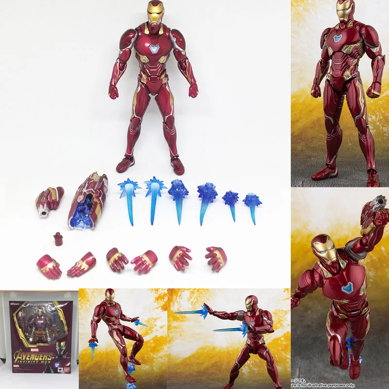 J with box SHF Мстители 4 эндигра Marvel Legends Капитан Америка Черная Widow танос Железный Человек-паук звезда нагрузка Huk фигурка игрушка - Цвет: J with box