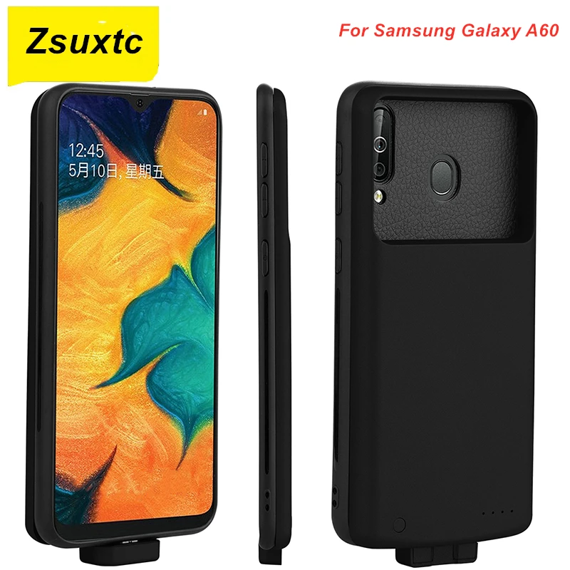 Per Samsung Galaxy A60 Custodia Per Batteria A60 5000 Mah Custodia Per Caricabatterie Smart Phone Cover Power Bank Per Samsung Galaxy A60 Custodia Per