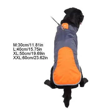 

Winter Warm Dog Cotton Coat Clothes Adjustable Puppy Pet Raincoat Jacket Apparel LX9C