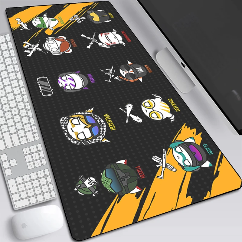 

80x30cm Super Thin Rubber Mouse Pad GAME RAINBOW SIX Mouse Pad Gamer Keyboard Computer Laptop Notebook Mat Gaming Mousepad