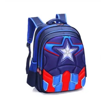 

Children Captain America Backpack boys girls Primary school Backpack kids Kindergarten backpack Schoolbag Mochila Infantil