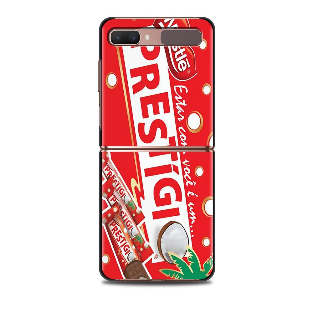 Phone Case For Samsung Galaxy Z Flip3 5G z flip 3 5G zFlip Cover Cellphone Shell Fundas M&M's Chocolate Nutella Bottle