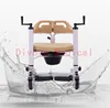 Diasbled Patient Transfer Lift Wheelchair With Toilet Commode Adjustable Bath Chair 2