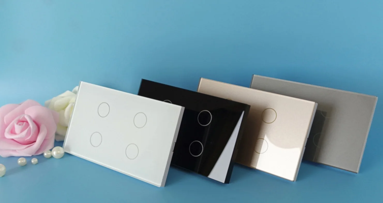 JRUMP Wifi Smart Touch Switch Voice Control Light Switch With Wireless Remote Control Wall Switch Work Alexa Echo Google Home|Switches