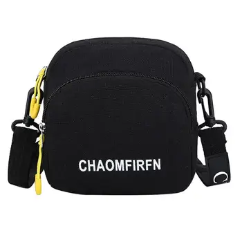 

Women Shoulder Bag Pure Color Casual Tote Outdoor Bag Canvas Handbag Zipper Fashion Simple Wild 2020 New