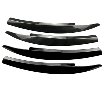 

2pair Car Headlight Eyebrow Sticker Decoration for Scirocco Gts 2008-2017 Carbon & Black