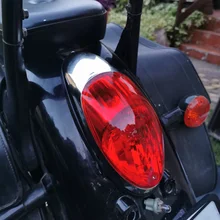 1 قطعة العالمي للدراجات النارية الخلفية ضوء الفرامل وقف مصباح دراجة نارية المتكاملة الذيل تشغيل مؤشر لهوندا كاواساكي ياماها سوزوكي