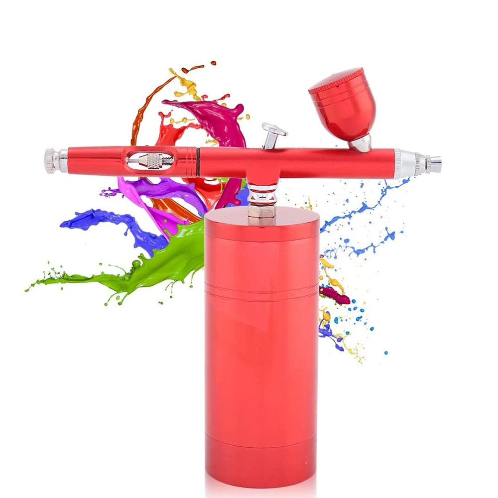 

Rechargeable Airbrush Barber Toy Model Helmet TshirtPaint Art Craft Textile Mural Cosmetic Makeup Nail Beauty Cake Compressor