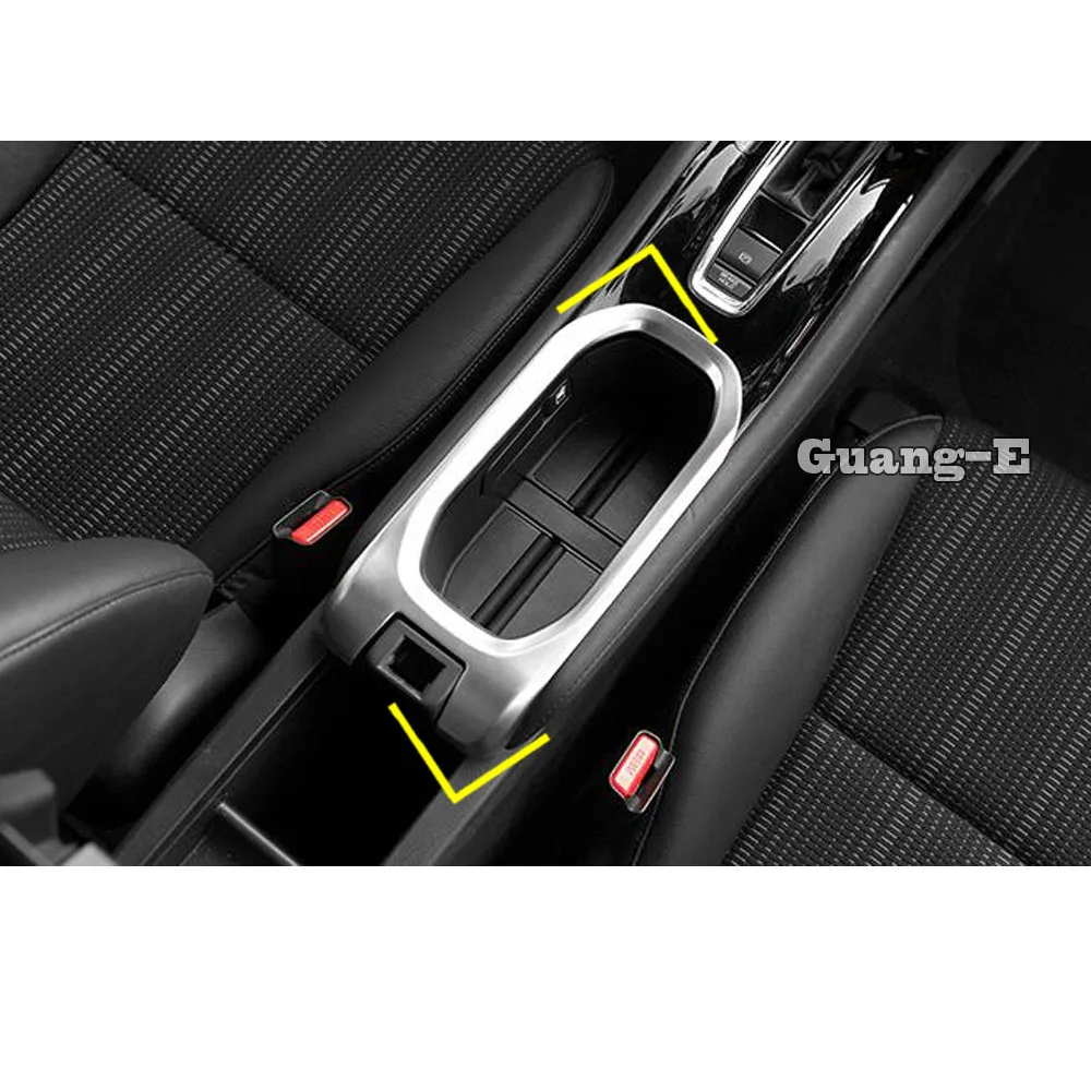 

For Honda HRV HR-V Vezel 2019 2020 Car inner trim center console rear back tail cup gear armrest box frame 1pcs