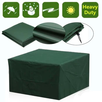 

All-Purpose Waterproof Dust Cover Square Drawstring Sandbox Sandpit Dustproof Cover Canopy Green Oxford Cloth 4 Sizes