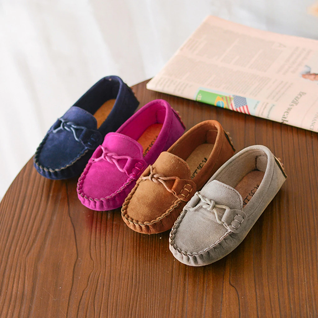 girls slip on loafers