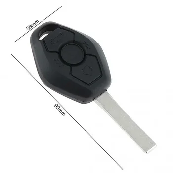

3-Button Remote Key Chip For BMW 3 5 7 Series E38 E39 E46 Black High Quality Newest
