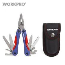 WORKPRO 15 в 1 многофункциональные инструменты для кемпинга многофункциональные плоскогубцы нож снаряжение для выживания