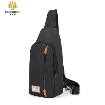 

2020 new men's chest bag large capacity leisure waterproof fashion men's Shoulder Bag Messenger Bag Oxford cloth