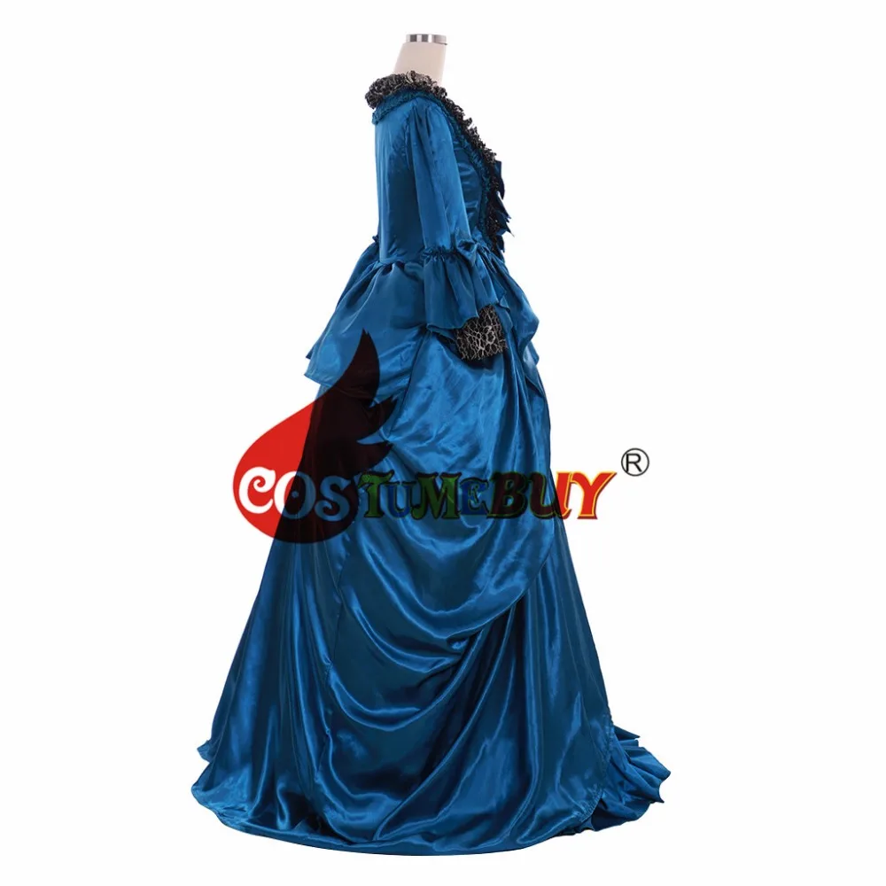 Costumebuy 18th Marie Antoinette рококо бальное платье Антуанетта барокко Викторианский готический для женщин вечерние голубое платье индивидуальный заказ