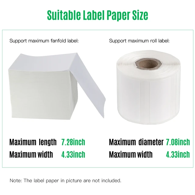 Label Holder For Rolls Thermal Printer Label Holder For Rolls And Fanfold Sticker  Roll Holder For Desktop Label Printer Label - AliExpress