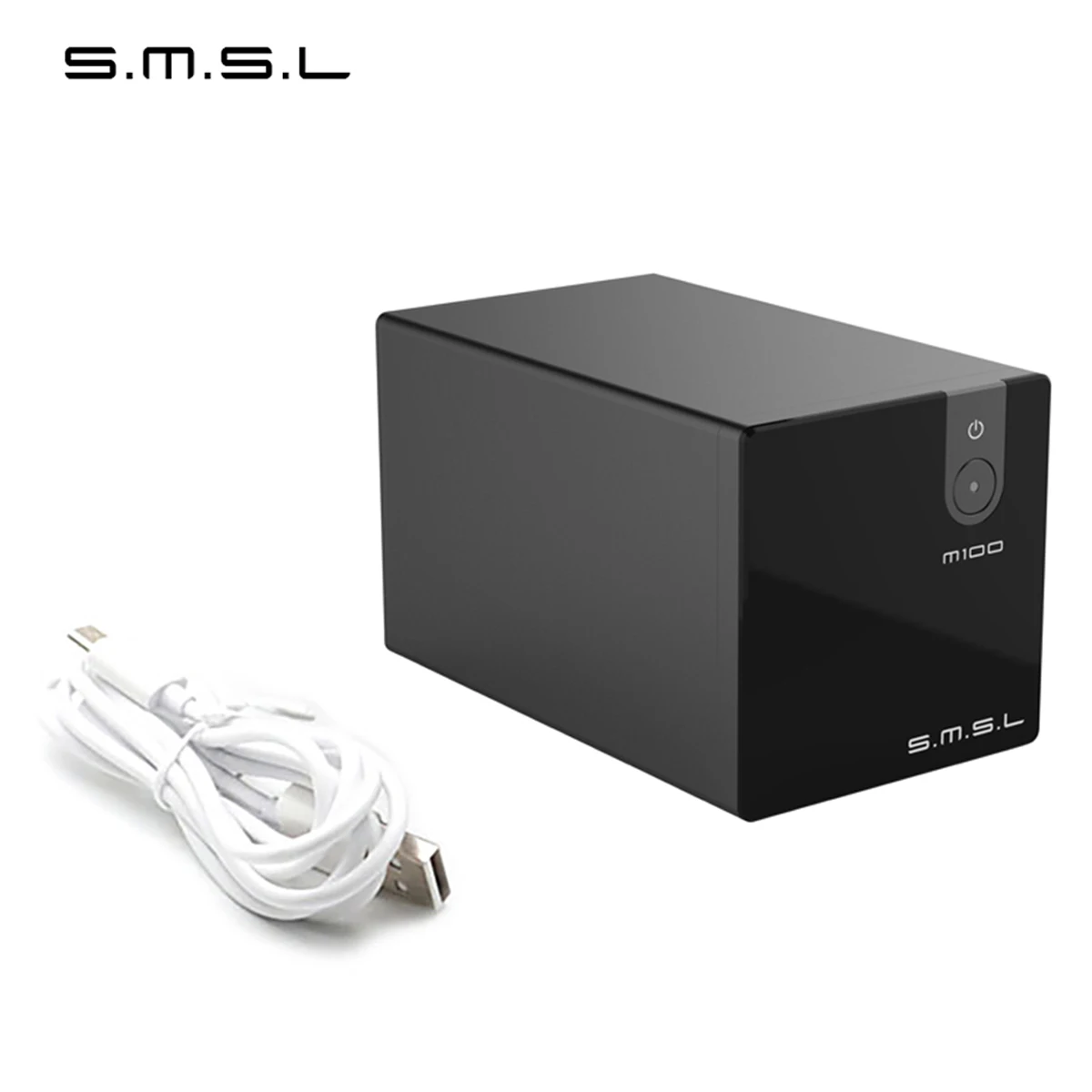 SMSL M100 цифровой DAC Amp AK4452 декодер DSD512 USB DAC аудио усилитель 32 бит/768 кГц 106dB Оптический(SPDIF) Алюминиевый Настольный