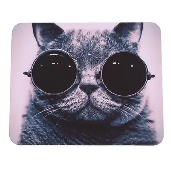 

Lightweight Waterproof Breathable Rubber and Smooth Fabric Cat Picture Anti-Slip Laptop PC Mice Pad Mat Mouse pad