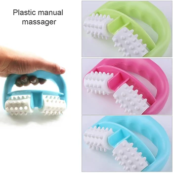 

D Type Fat Control Roller Massager Cellulite Leg Abdomen Neck Buttocks Fast Anti Cellulite Face Lift Tools Roller Color Random
