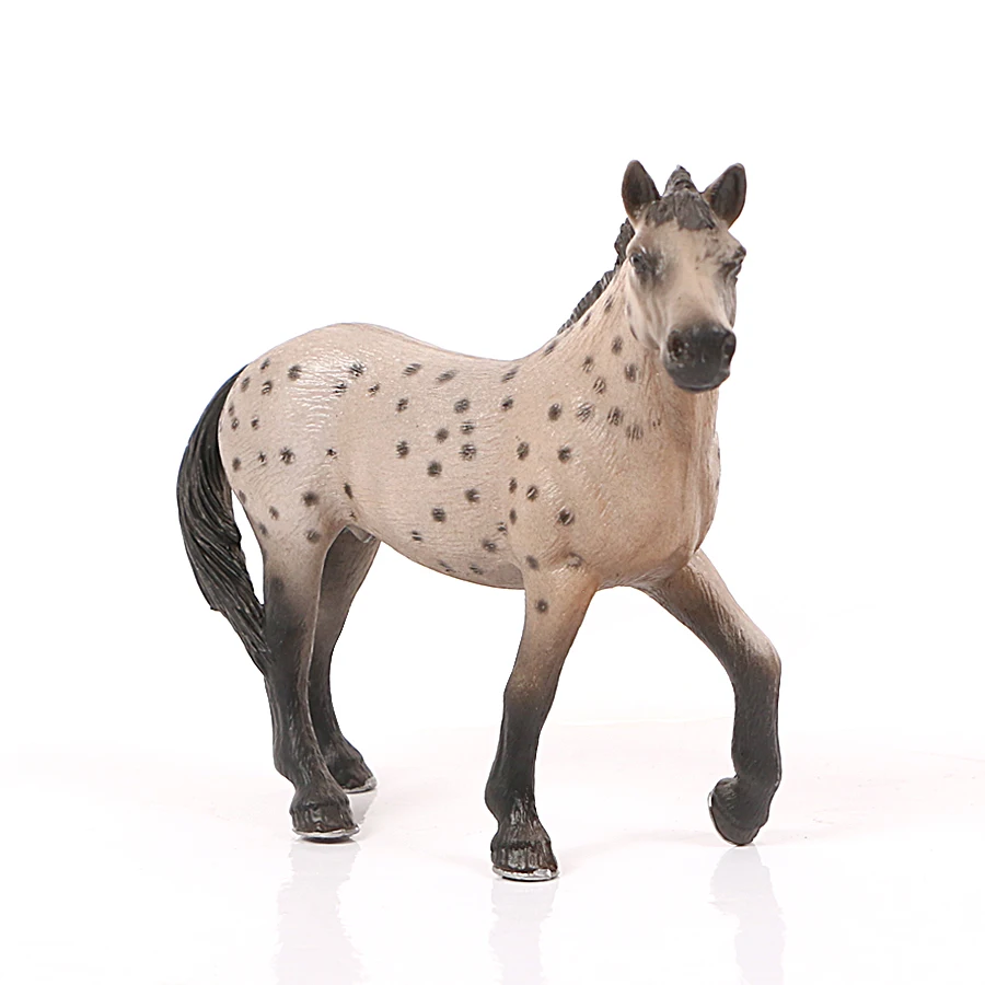 Животные на ферме, модели лошадей, Appaloosa, гарвардский ганновер, Clydesdale Quarter Arabian Horse, фигурки, цельная игрушка для детей