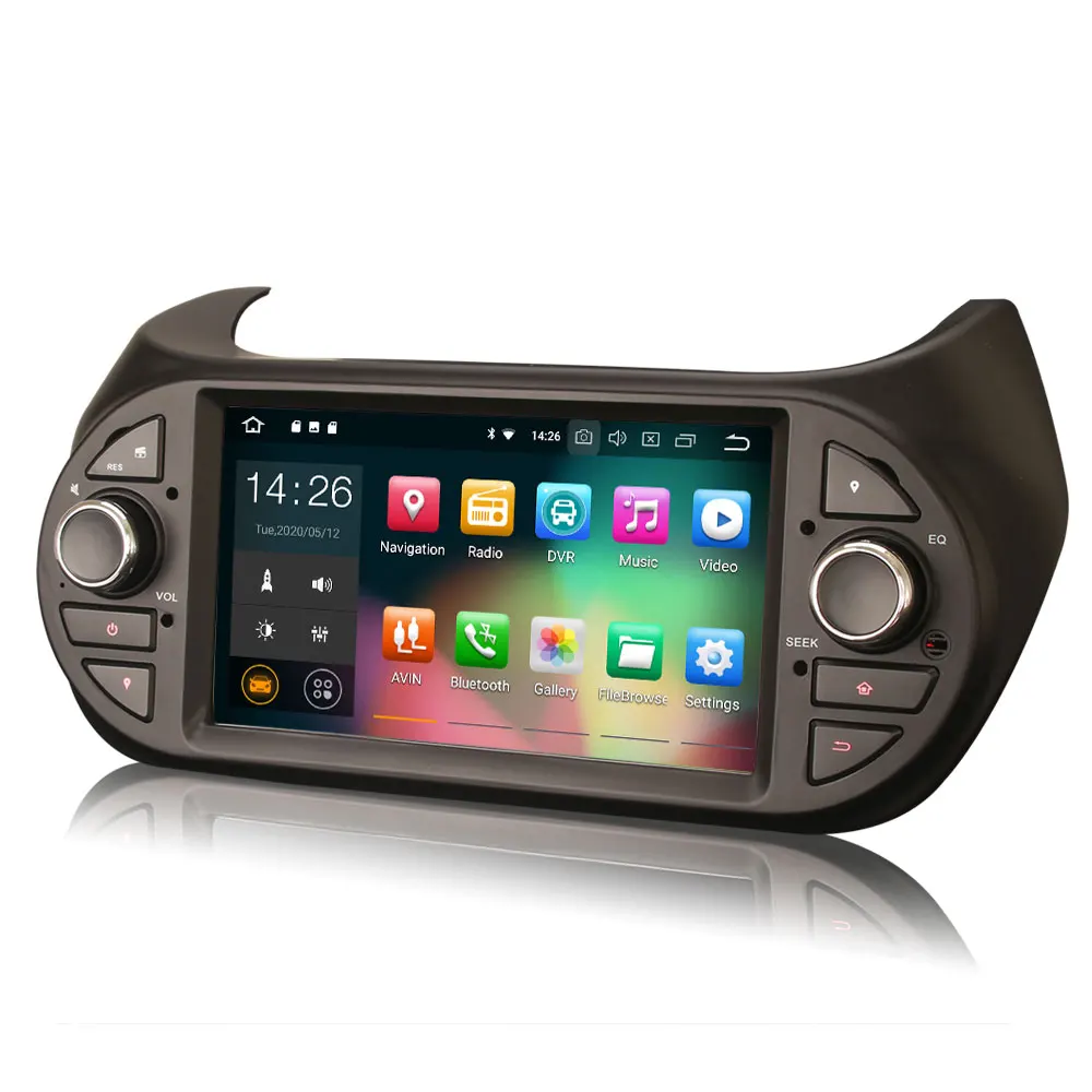 7 "Android 10.0 os GPS Multimídia Carro Sistema de Rádio Player para Peugeot Bipper 2008 2009 2010 2011 2012 2013 2014 2015 2016 2017