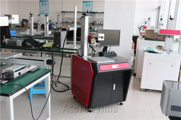 3W UV laser marking machine for Transparent cup glass UV laser printer 5W