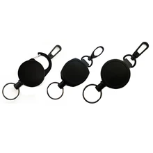 

Portable Telescopic Keychain Durable Heavy Duty Anti-Lose Stretch Key Ring Holder Camping Tool