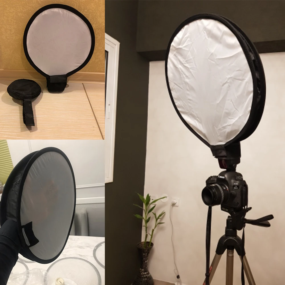 Софтбокс для фотостудии складной Круглый Мини софтбокс 12 &quot30 см/15&quot 40 см NikonCanon