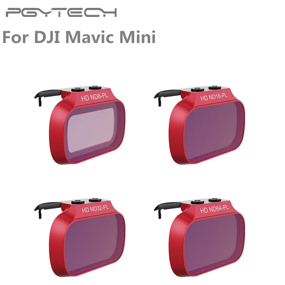 Фильтры для объектива PGYTECH DJI Mavic Mini UV CPL ND 8 16 32 64 PL набор фильтров ND8 ND16 ND32 ND64 |