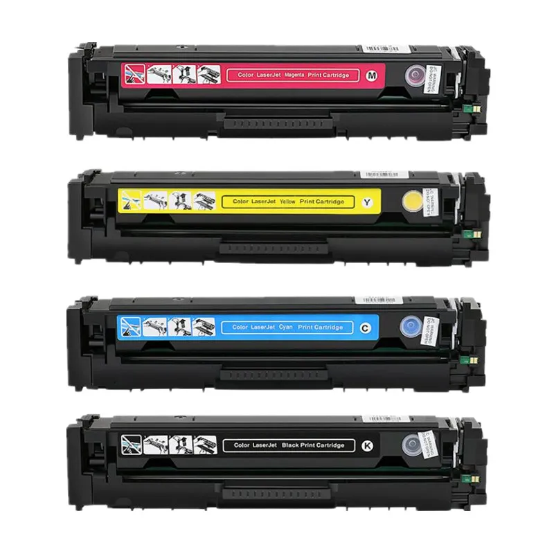 With chip for hp 203A CF540A 540a cf540 toner cartridge for HP LaserJe Pro  M254nw M254dw MFP M281fdw M281fdn M280nw printer