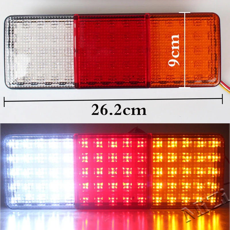 

75-LED Tail Light Truck Trailer RV Boat Stop Rear Reverse Turn Indicator Lamp