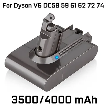 

4000mAh 3500mAh Li-ion Battery Vacuum Cleaner Accessories for Dyson Absolute V6 DC58 59 61 62 72 74 Vacuum eplacement Battery