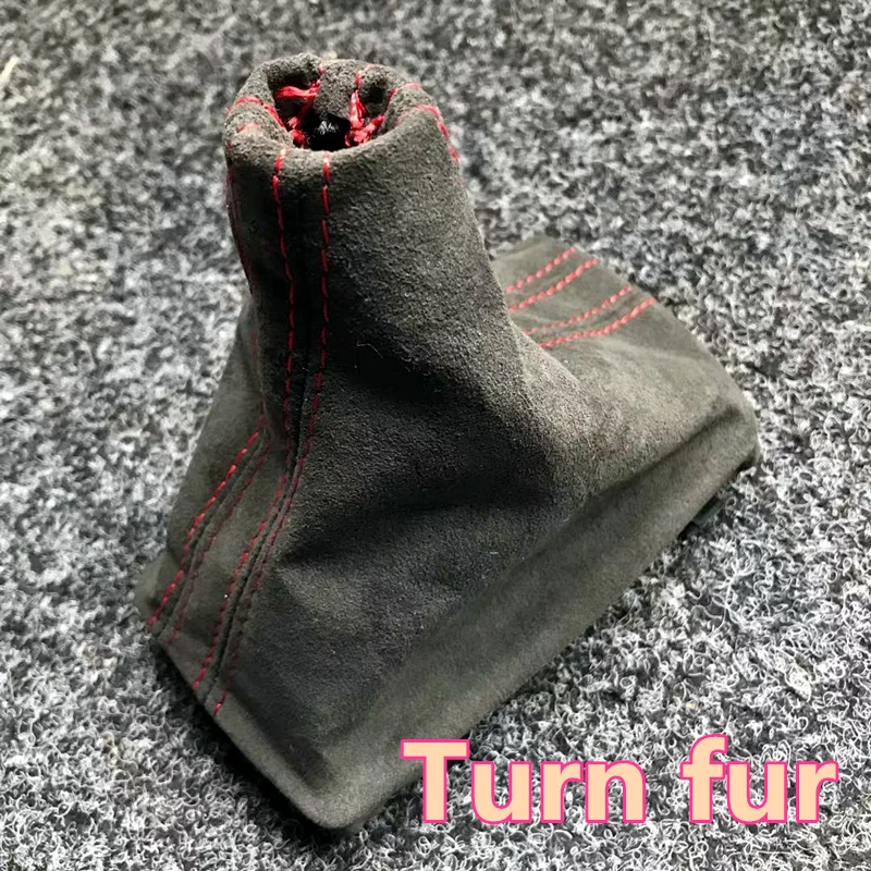

LHD Automatic car Leather GEAR Shift Knob shift knobs Boot FOR AUDI A3 A4 A5 Q3 Q5 2009 2010 2011 2012 2014