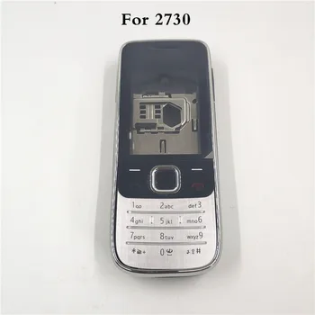 

New Full Housing For Nokia 2730C 2730 Front Faceplate Frame Cover Case+Back cover/battery door cover+Keypad